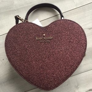 BNWT Kate Spade Love Shack Heart Purse